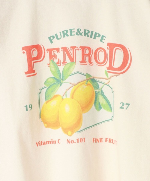 LOWRYS FARM(ローリーズファーム)の「MARKETプリントT 666387(Tシャツ/カットソー・キッズ・キナリ/オフホワイト/チャコールグレー/ブルー・110cm/120cm/130cm/140cm/150cm)」の14枚目の写真