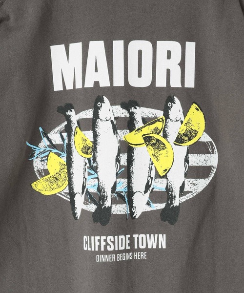 LOWRYS FARM(ローリーズファーム)の「MARKETプリントT 666387(Tシャツ/カットソー・キッズ・キナリ/オフホワイト/チャコールグレー/ブルー・110cm/120cm/130cm/140cm/150cm)」の18枚目の写真