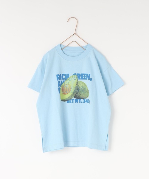 LOWRYS FARM(ローリーズファーム)の「MARKETプリントT 666387(Tシャツ/カットソー・キッズ・キナリ/オフホワイト/チャコールグレー/ブルー・110cm/120cm/130cm/140cm/150cm)」の19枚目の写真