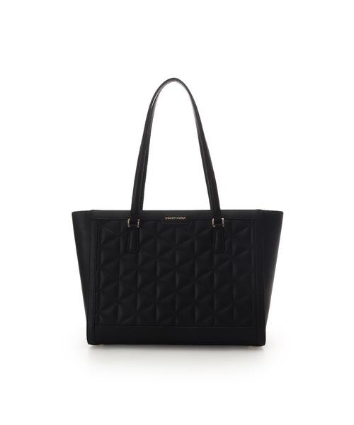 SAMANTHAVEGA（サマンサベガ）の「キルティングフェイクレザートートバッグ（トートバッグ・レディース・ブラック/オフホワイト・FREE）」の4枚目の写真