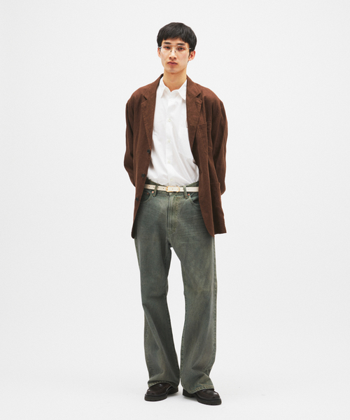 JOURNAL STANDARD(ジャーナルスタンダード)の「ヘイジー ミスト ヘム カット デニム(デニムパンツ・メンズ・コバルトブルー/ブルー/ブラック系その他・LARGE/MEDIUM/SMALL)」の5枚目の写真