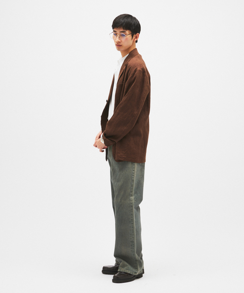 JOURNAL STANDARD(ジャーナルスタンダード)の「ヘイジー ミスト ヘム カット デニム(デニムパンツ・メンズ・コバルトブルー/ブルー/ブラック系その他・LARGE/MEDIUM/SMALL)」の6枚目の写真