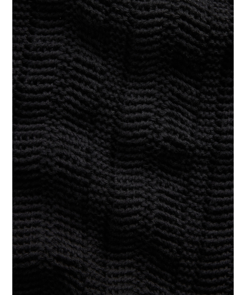 GAP（ギャップ）の「ヘリンボーン クロシェ ニットシャツ（ニット/セーター・メンズ・ブラック/アイボリー・M/XL/L/XS/S）」の7枚目の写真