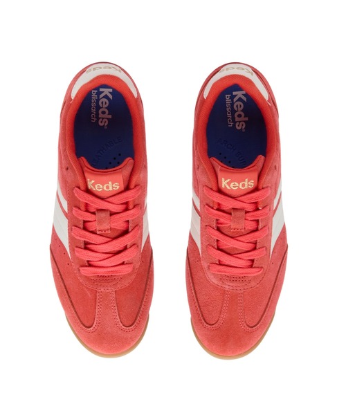 Keds(ケッズ)の「Keds リバイバル スエード/レザー オレンジ(スニーカー・レディース・オレンジ・23.0cm/23.5cm/24.0cm/24.5cm/25.0cm/22.5cm)」の3枚目の写真