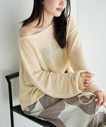 plage | brillante loose プルオーバー(ニット/セーター)
