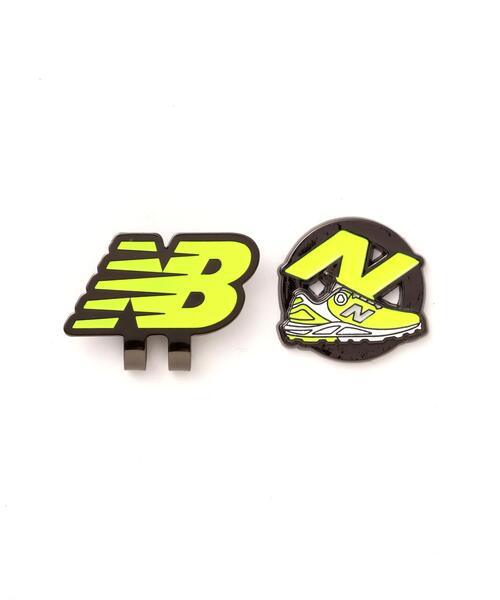 New Balance Golf(ニューバランスゴルフ)の「シューズ×NB クリップマーカー (UNISEX)(ゴルフグッズ・メンズ・ブラック/ブルー系その他2/イエロー系その他/グレー系その他/ホワイト・フリー)」の1枚目の写真