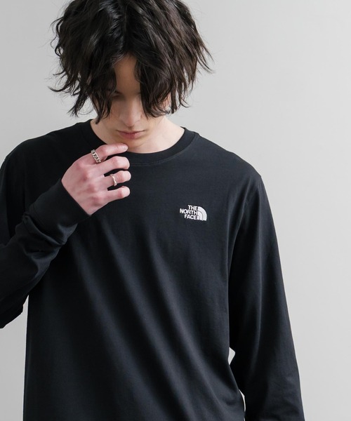 THE NORTH FACE(ザノースフェイス)の「THE NORTH FACE ザ・ノースフェイス M EVO SD REG LS TEE ワンポイントロゴ刺繍長袖Tシャツ/ロンT(Tシャツ/カットソー・メンズ・ホワイト/ブラック・M/S/L/XL/XXL)」の2枚目の写真