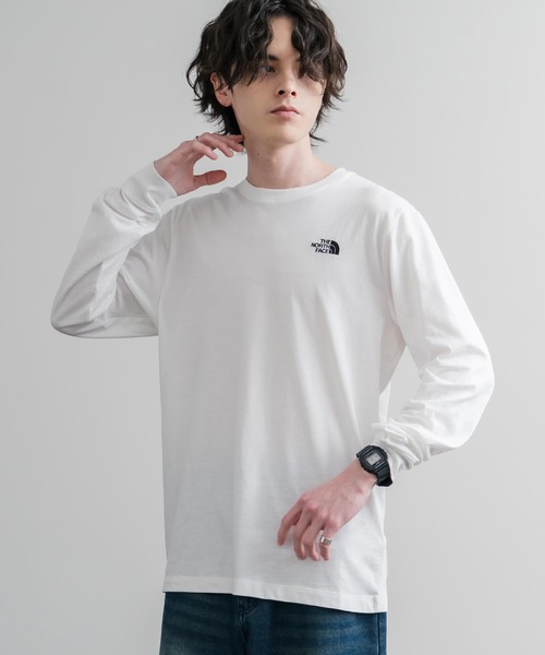 THE NORTH FACE(ザノースフェイス)の「THE NORTH FACE ザ・ノースフェイス M EVO SD REG LS TEE ワンポイントロゴ刺繍長袖Tシャツ/ロンT(Tシャツ/カットソー・メンズ・ホワイト/ブラック・M/S/L/XL/XXL)」の3枚目の写真