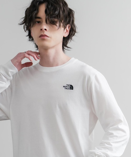 THE NORTH FACE(ザノースフェイス)の「THE NORTH FACE ザ・ノースフェイス M EVO SD REG LS TEE ワンポイントロゴ刺繍長袖Tシャツ/ロンT(Tシャツ/カットソー・メンズ・ホワイト/ブラック・M/S/L/XL/XXL)」の5枚目の写真