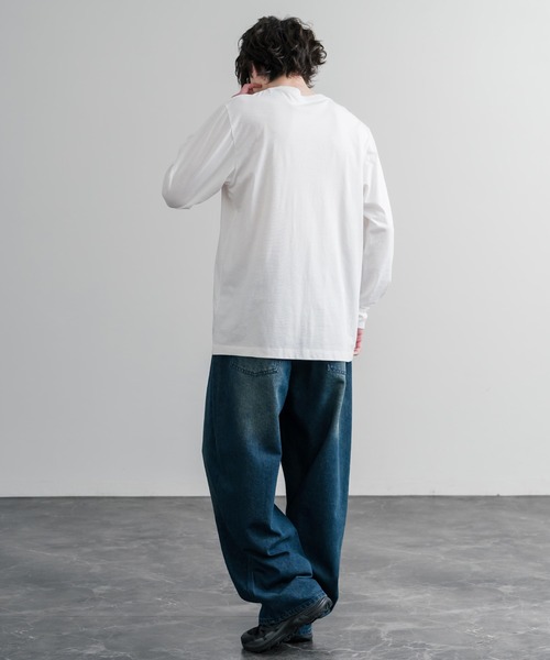THE NORTH FACE(ザノースフェイス)の「THE NORTH FACE ザ・ノースフェイス M EVO SD REG LS TEE ワンポイントロゴ刺繍長袖Tシャツ/ロンT(Tシャツ/カットソー・メンズ・ホワイト/ブラック・M/S/L/XL/XXL)」の7枚目の写真
