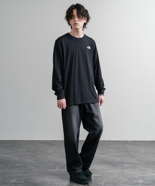 THE NORTH FACE(ザノースフェイス)の「THE NORTH FACE ザ・ノースフェイス M EVO SD REG LS TEE ワンポイントロゴ刺繍長袖Tシャツ/ロンT(Tシャツ/カットソー・メンズ・ホワイト/ブラック・M/S/L/XL/XXL)」の13枚目の写真