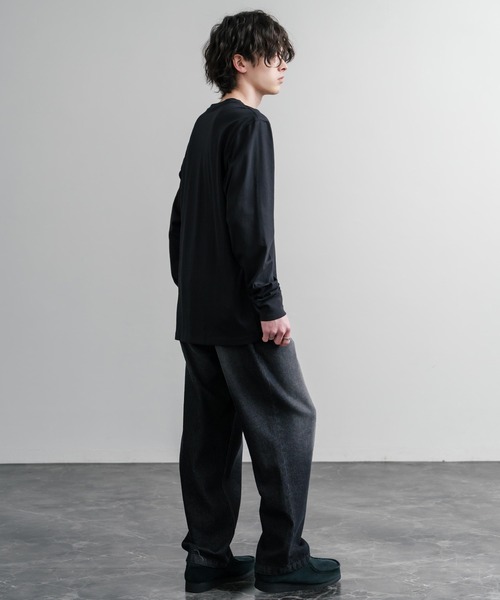 THE NORTH FACE(ザノースフェイス)の「THE NORTH FACE ザ・ノースフェイス M EVO SD REG LS TEE ワンポイントロゴ刺繍長袖Tシャツ/ロンT(Tシャツ/カットソー・メンズ・ホワイト/ブラック・M/S/L/XL/XXL)」の14枚目の写真