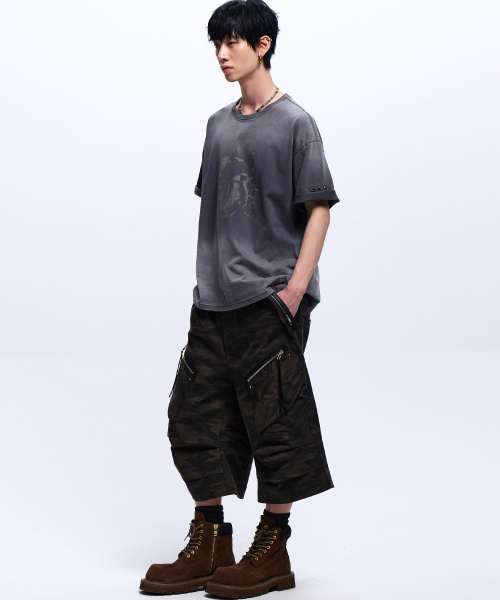 RSSC(アールエスエスシー)の「DOUBLE KNEE CARGO BERMUDA PANTS - CAMO(その他パンツ・レディース・その他・1/2)」の4枚目の写真
