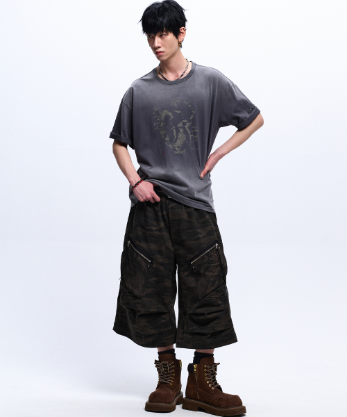 RSSC(アールエスエスシー)の「DOUBLE KNEE CARGO BERMUDA PANTS - CAMO(その他パンツ・レディース・その他・1/2)」の5枚目の写真