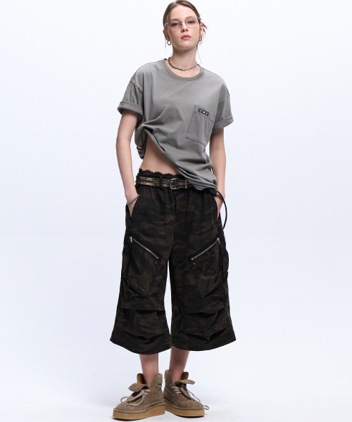 RSSC(アールエスエスシー)の「DOUBLE KNEE CARGO BERMUDA PANTS - CAMO(その他パンツ・レディース・その他・1/2)」の7枚目の写真