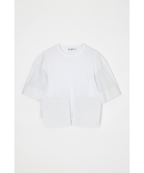 woven combi t-shirt（Tシャツ/カットソー）｜nagonstans（ナゴ 
