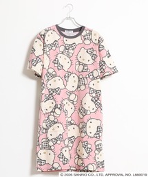 サンリオキャラクターズ 総柄BIGTシャツ 半袖