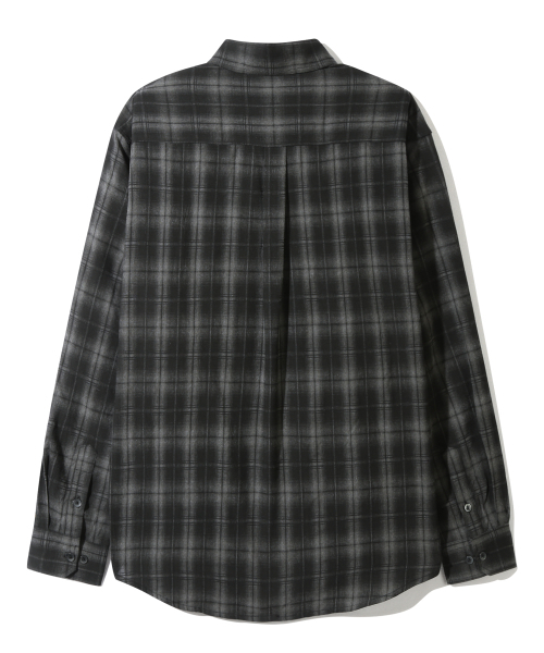 BASEMOMENT(ベースモーメント)の「ピグメントダイチェックシャツブラック(シャツ/ブラウス・メンズ・その他・M/L/XL)」の3枚目の写真
