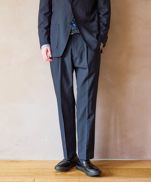 GLOBAL WORK(グローバルワーク)の「リネンブレンドパンツ/Salon de GW/634637(その他パンツ・メンズ・ネイビー/ダークブラウン・LARGE/X-LARGE/SMALL/MEDIUM)」の15枚目の写真