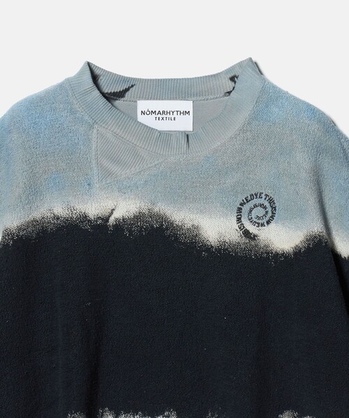 6(ロク)の「【別注】<NOMARHYTHM TEXTILE for 6>DYE SWEAT SHORT SLEEVE/スウェット(スウェット・レディース・ライトブルー/イエロー・FREE)」の7枚目の写真