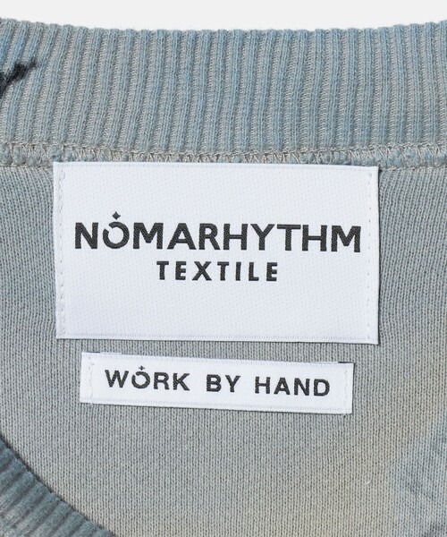 6(ロク)の「【別注】<NOMARHYTHM TEXTILE for 6>DYE SWEAT SHORT SLEEVE/スウェット(スウェット・レディース・ライトブルー/イエロー・FREE)」の13枚目の写真