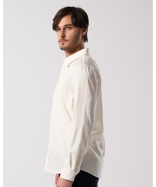 wjk(ダヴルジェイケイ)の「cupuro fibril dress shirt(シャツ/ブラウス・メンズ・ホワイト/ブラック/ダークカーキ・SMALL/MEDIUM/LARGE/X-LARGE)」の10枚目の写真