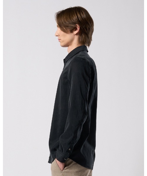 wjk(ダヴルジェイケイ)の「cupuro fibril dress shirt(シャツ/ブラウス・メンズ・ホワイト/ブラック/ダークカーキ・SMALL/MEDIUM/LARGE/X-LARGE)」の14枚目の写真