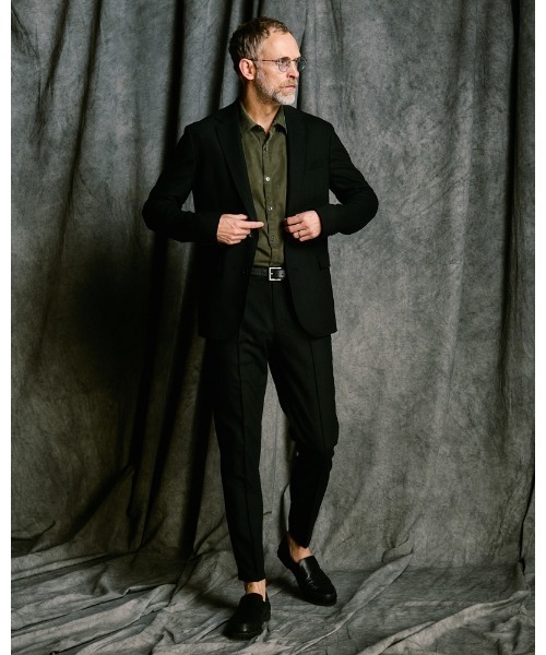 wjk(ダヴルジェイケイ)の「cupuro fibril dress shirt(シャツ/ブラウス・メンズ・ホワイト/ブラック/ダークカーキ・SMALL/MEDIUM/LARGE/X-LARGE)」の17枚目の写真