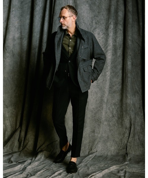 wjk(ダヴルジェイケイ)の「cupuro fibril dress shirt(シャツ/ブラウス・メンズ・ホワイト/ブラック/ダークカーキ・SMALL/MEDIUM/LARGE/X-LARGE)」の18枚目の写真