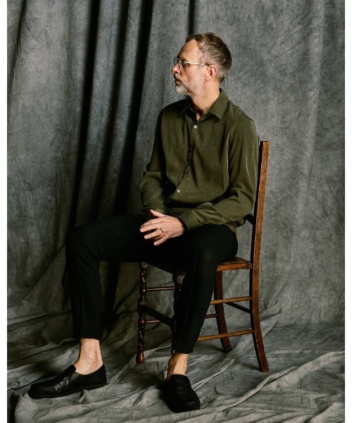 wjk(ダヴルジェイケイ)の「cupuro fibril dress shirt(シャツ/ブラウス・メンズ・ホワイト/ブラック/ダークカーキ・SMALL/MEDIUM/LARGE/X-LARGE)」の22枚目の写真