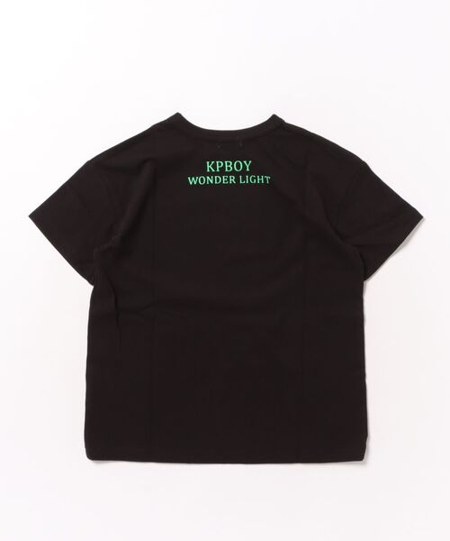 KP BOY(ケーピーボーイ)の「【GOOD PRICE】 ロゴ半袖Tシャツ(Tシャツ/カットソー・キッズ・オフホワイト/ブルー/ブラック・120cm/130cm/140cm/150cm/160cm)」の4枚目の写真
