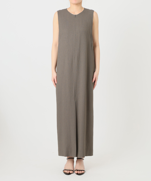 Spick & Span(スピックアンドスパン)の「メランジIラインワンピース(ワンピース・レディース・アイボリー/チャコールグレー・38/36)」の15枚目の写真