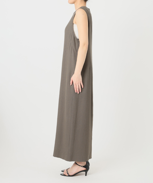 Spick & Span(スピックアンドスパン)の「メランジIラインワンピース(ワンピース・レディース・アイボリー/チャコールグレー・38/36)」の16枚目の写真
