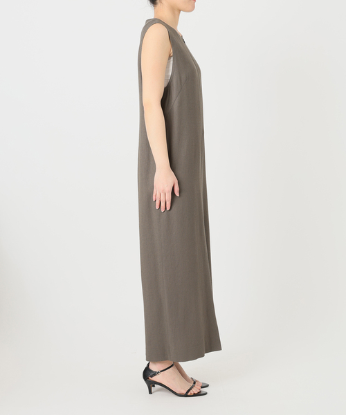 Spick & Span(スピックアンドスパン)の「メランジIラインワンピース(ワンピース・レディース・アイボリー/チャコールグレー・38/36)」の18枚目の写真