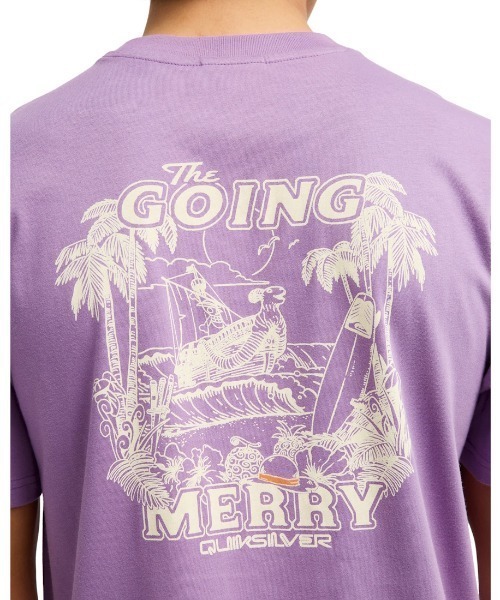 Quiksilver(クイックシルバー)の「クイックシルバー QUIKSILVER OPQS MERRY SS(Tシャツ/カットソー・メンズ・イエロー/ラベンダー・S/M/L/LL)」の10枚目の写真