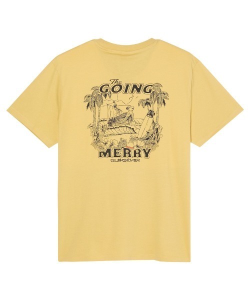 Quiksilver(クイックシルバー)の「クイックシルバー QUIKSILVER OPQS MERRY SS(Tシャツ/カットソー・メンズ・イエロー/ラベンダー・S/M/L/LL)」の6枚目の写真