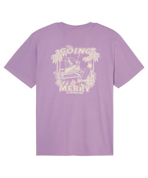Quiksilver(クイックシルバー)の「クイックシルバー QUIKSILVER OPQS MERRY SS(Tシャツ/カットソー・メンズ・イエロー/ラベンダー・S/M/L/LL)」の4枚目の写真