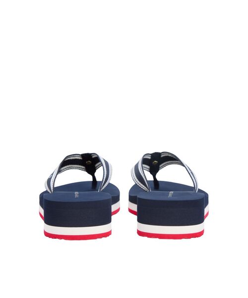 TOMMY HILFIGER（トミーヒルフィガー）の「フラッグプリントサマーサンダル（サンダル・レディース・ブラック/レッド・24.5cm/23cm/24cm/23.5cm）」の11枚目の写真