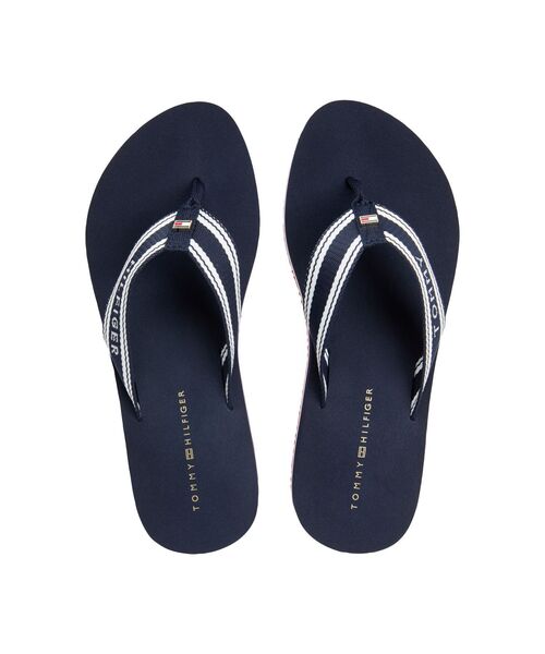 TOMMY HILFIGER（トミーヒルフィガー）の「フラッグプリントサマーサンダル（サンダル・レディース・ブラック/レッド・24.5cm/23cm/24cm/23.5cm）」の15枚目の写真