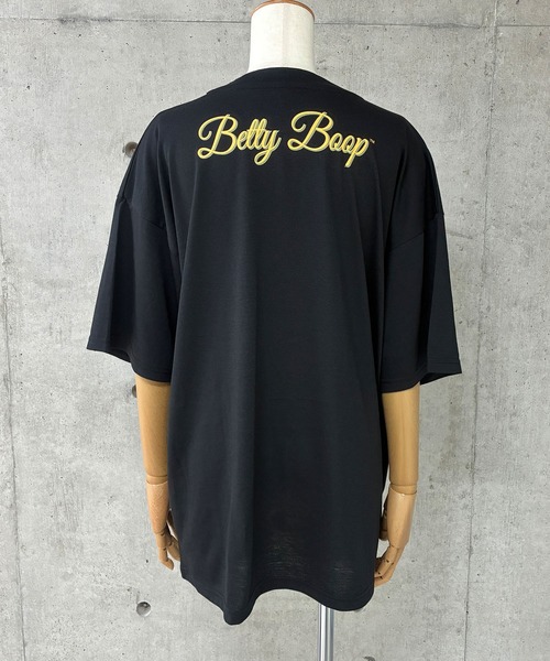 GLAMOROUS JANE(グラマラスジェーン)の「BETTY BOOP迷彩プリント半袖Tシャツ(Tシャツ/カットソー・レディース・オフホワイト/チャコールグレー/ブラック・FREE)」の11枚目の写真