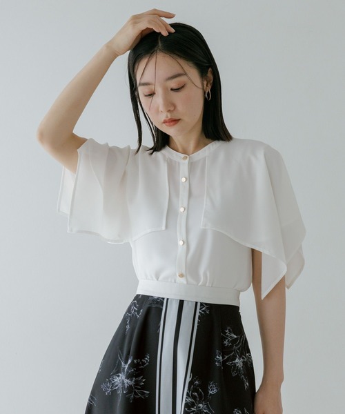 フリルブラウス♡他２点 tiptop+pocket ティップトッププラスポケット / [新色登場] フリル