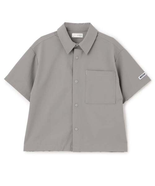 b・ROOM(ビールーム)の「水陸両用半袖シャツ(シャツ/ブラウス・キッズ・グレイッシュベージュ/ブラック/チャコール・120cm/150cm/130cm/140cm/100cm/110cm)」の5枚目の写真