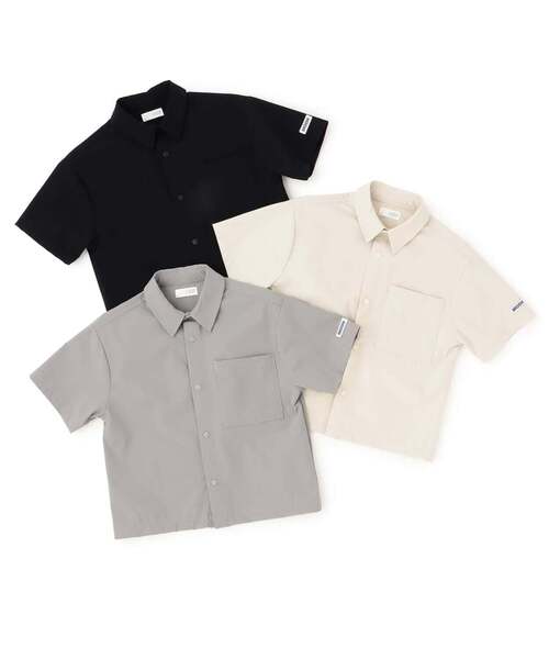 b・ROOM(ビールーム)の「水陸両用半袖シャツ(シャツ/ブラウス・キッズ・グレイッシュベージュ/ブラック/チャコール・120cm/150cm/130cm/140cm/100cm/110cm)」の13枚目の写真