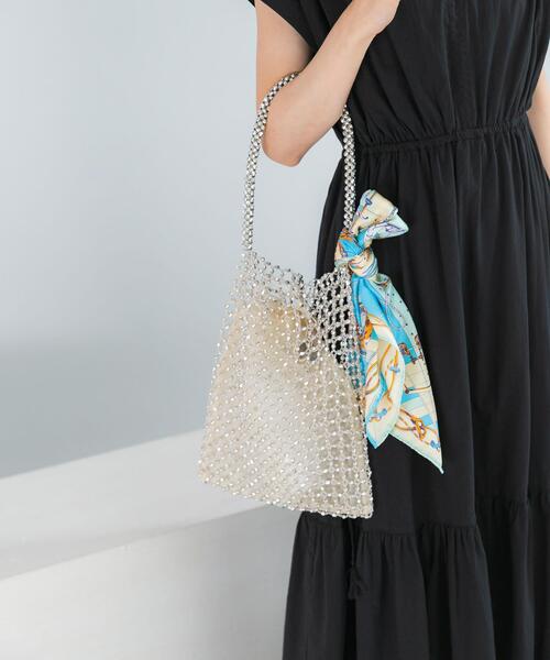 URBAN RESEARCH ROSSO WOMEN(アーバンリサーチ ロッソ)の「BAGMATI ビーズバッグ(ハンドバッグ・レディース・ブラック/ホワイト系その他・FREE)」の5枚目の写真