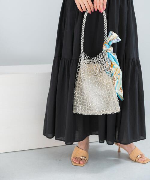 URBAN RESEARCH ROSSO WOMEN(アーバンリサーチ ロッソ)の「BAGMATI ビーズバッグ(ハンドバッグ・レディース・ブラック/ホワイト系その他・FREE)」の7枚目の写真