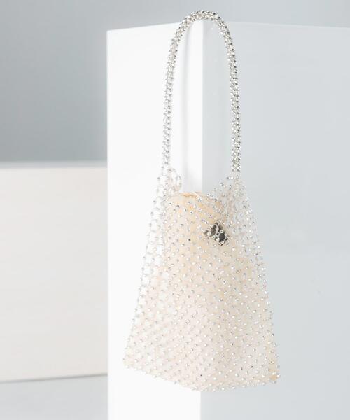 URBAN RESEARCH ROSSO WOMEN(アーバンリサーチ ロッソ)の「BAGMATI ビーズバッグ(ハンドバッグ・レディース・ブラック/ホワイト系その他・FREE)」の8枚目の写真