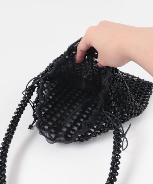 URBAN RESEARCH ROSSO WOMEN(アーバンリサーチ ロッソ)の「BAGMATI ビーズバッグ(ハンドバッグ・レディース・ブラック/ホワイト系その他・FREE)」の14枚目の写真