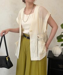 【レイヤード対応】【インせず着れる】メッシュベスト