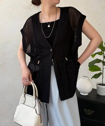 Chez toi | 【レイヤード対応】【インせず着れる】メッシュベスト(ベスト)