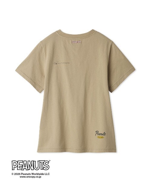 Mila Owen(ミラオーウェン)の「【PEANUTS RECORDS】チャーリー・ブラウンTシャツ(Tシャツ/カットソー・レディース・ベージュ/グリーン/ホワイト・F)」の16枚目の写真